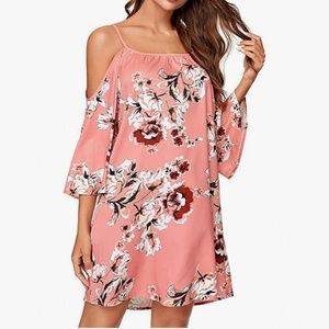 Boho Cold Shoulder Dress